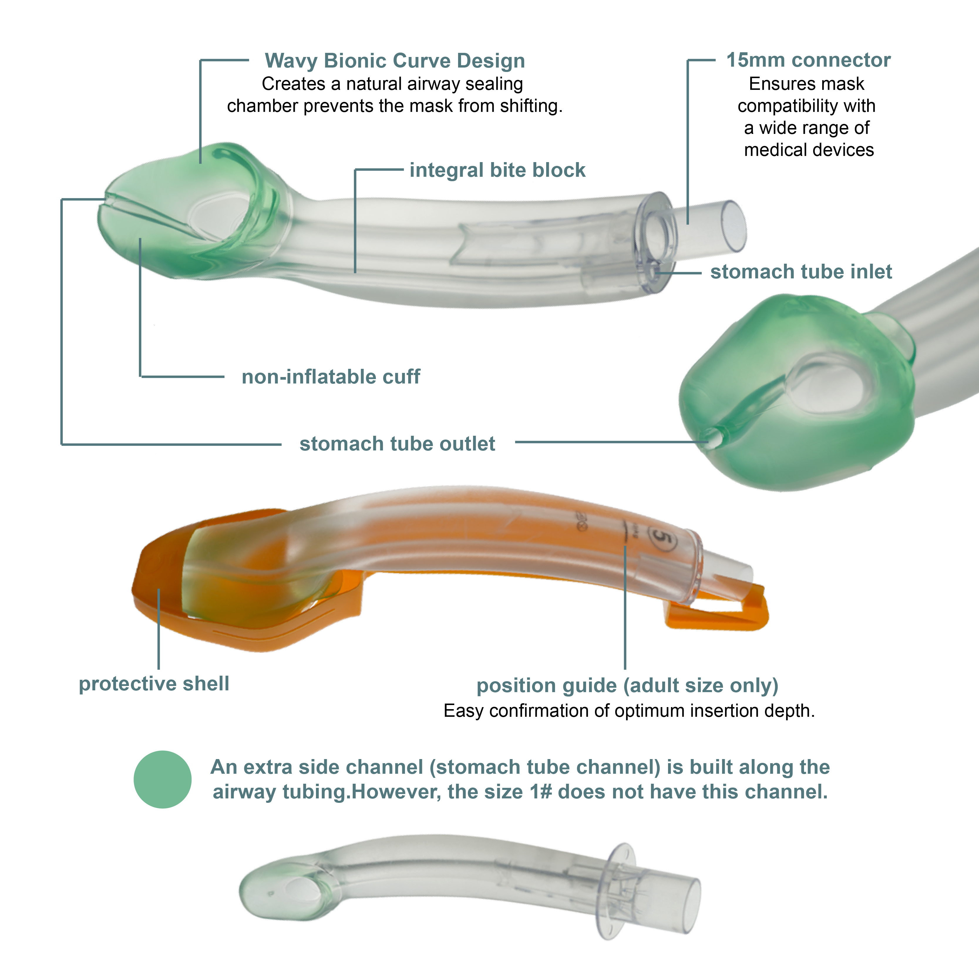 Masque laryngé non gonflable 1 - Disposable Surgical Mask avis et prix