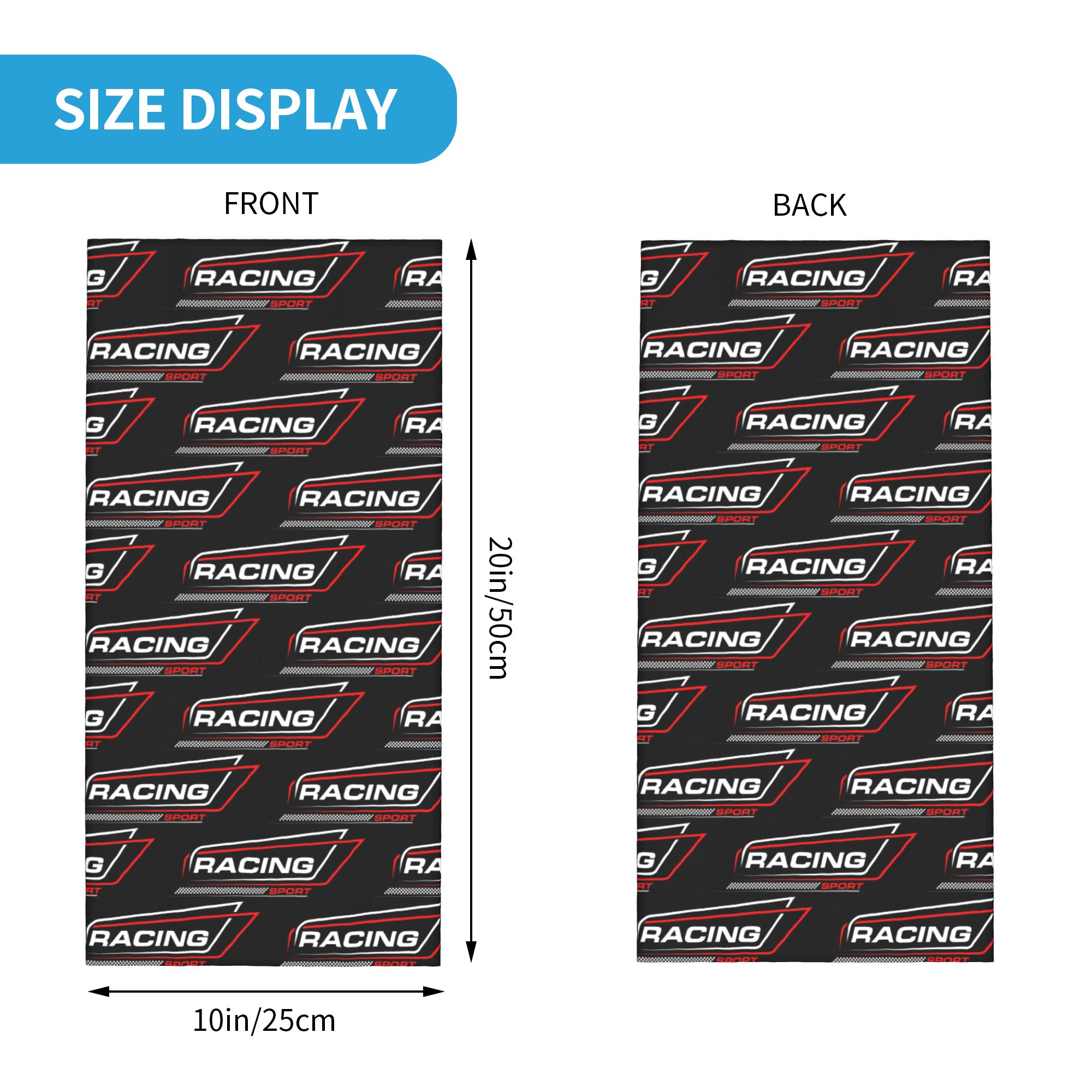 Bandana de course de vitesse p - Neck Gaiter Face Cover avis et prix