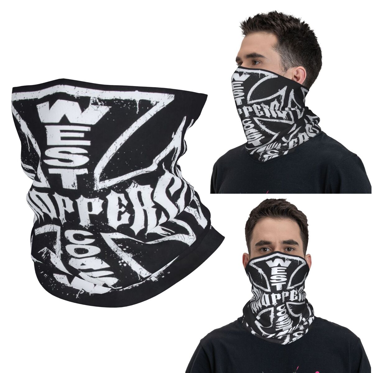 West Coast Iron Cross Choppers - Neck Gaiter Face Cover avis et prix