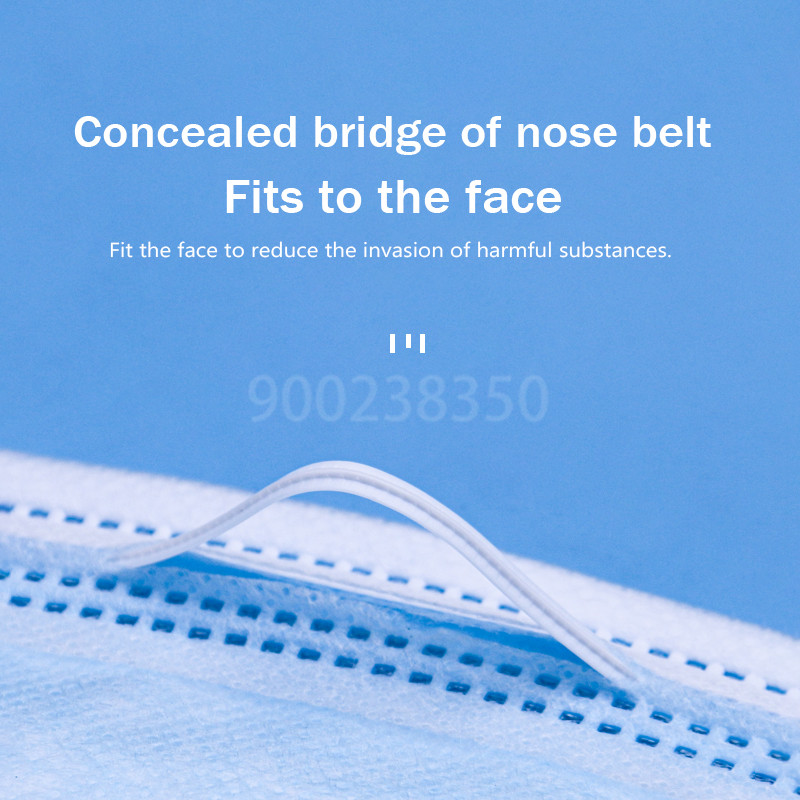 10-500 pcs Jetable Adultes Emb - Disposable Mask Blue avis et prix